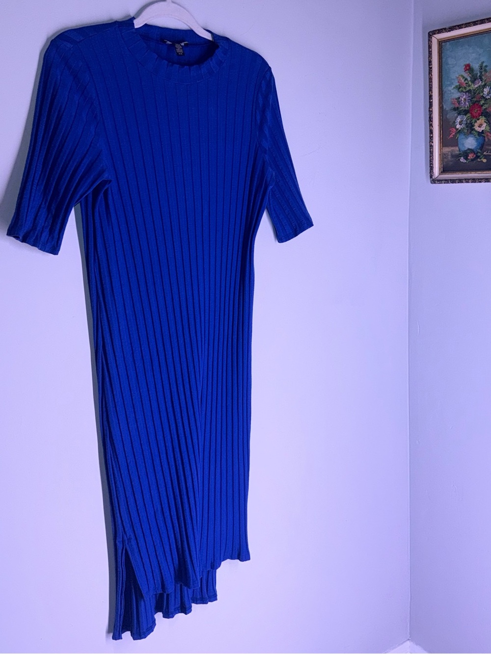 Eileen Fisher Royal Blue Midi Dress in Medium